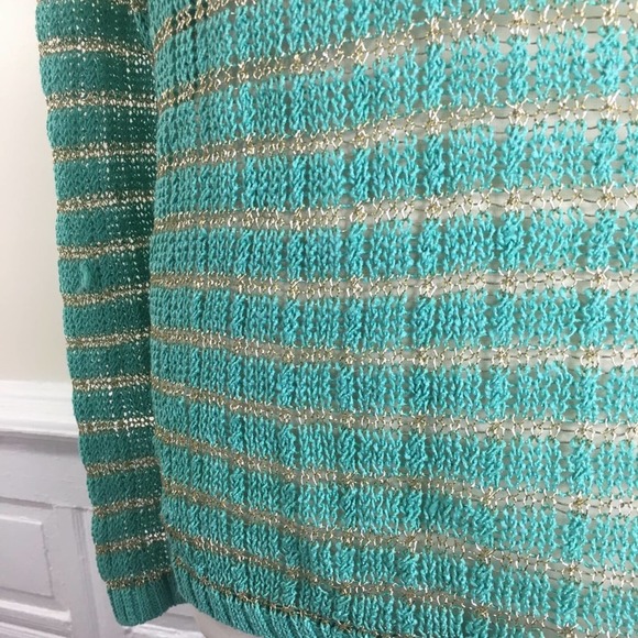 Banana Republic Metallic Stripe Sweater - Picture 4 of 9